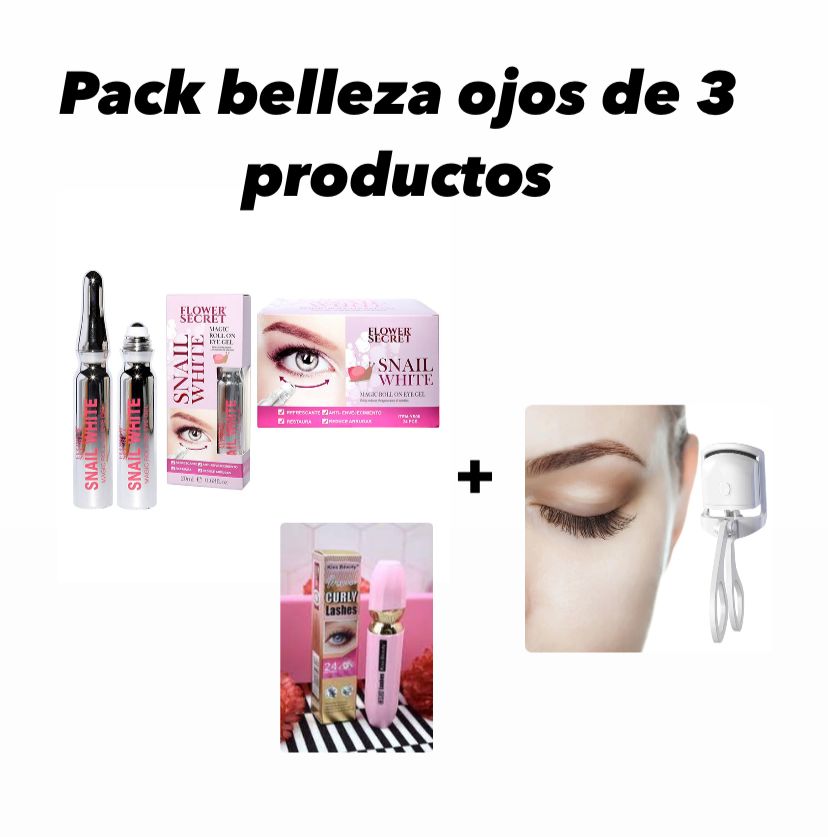 ¡Pack belleza Para Ojos! 3 Productos al Precios de 1.