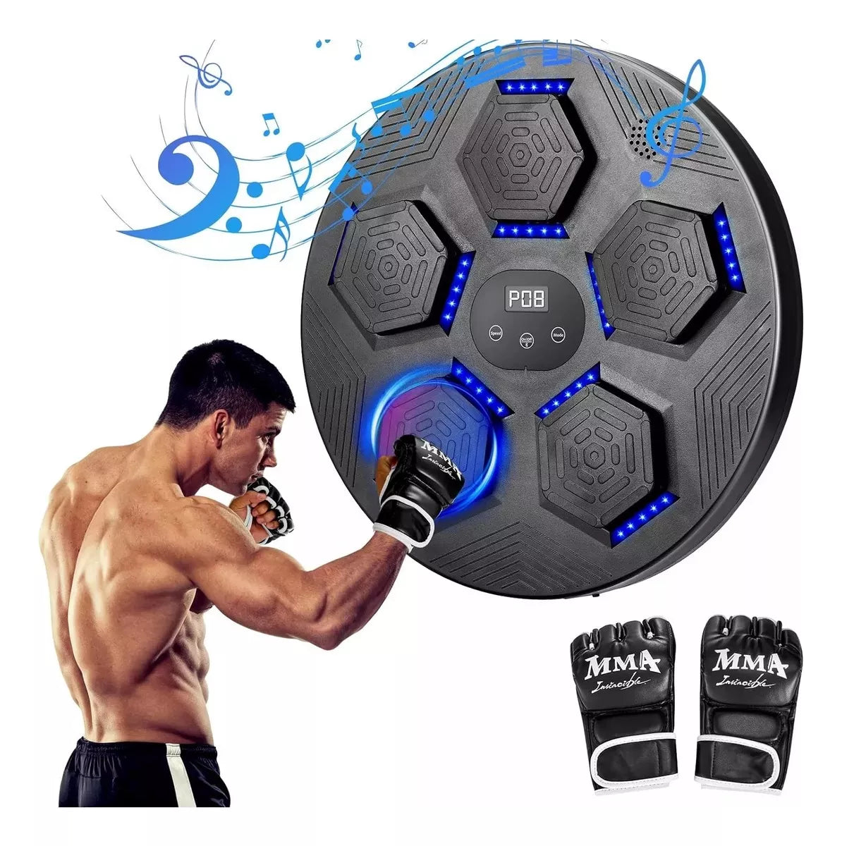 ¡MAQUINA DE BOXEO MUSICAL INTELIGENTE!🥊 ¡OFERTA DE VERANO☀️ CON ENVIO GRATIS🎁!